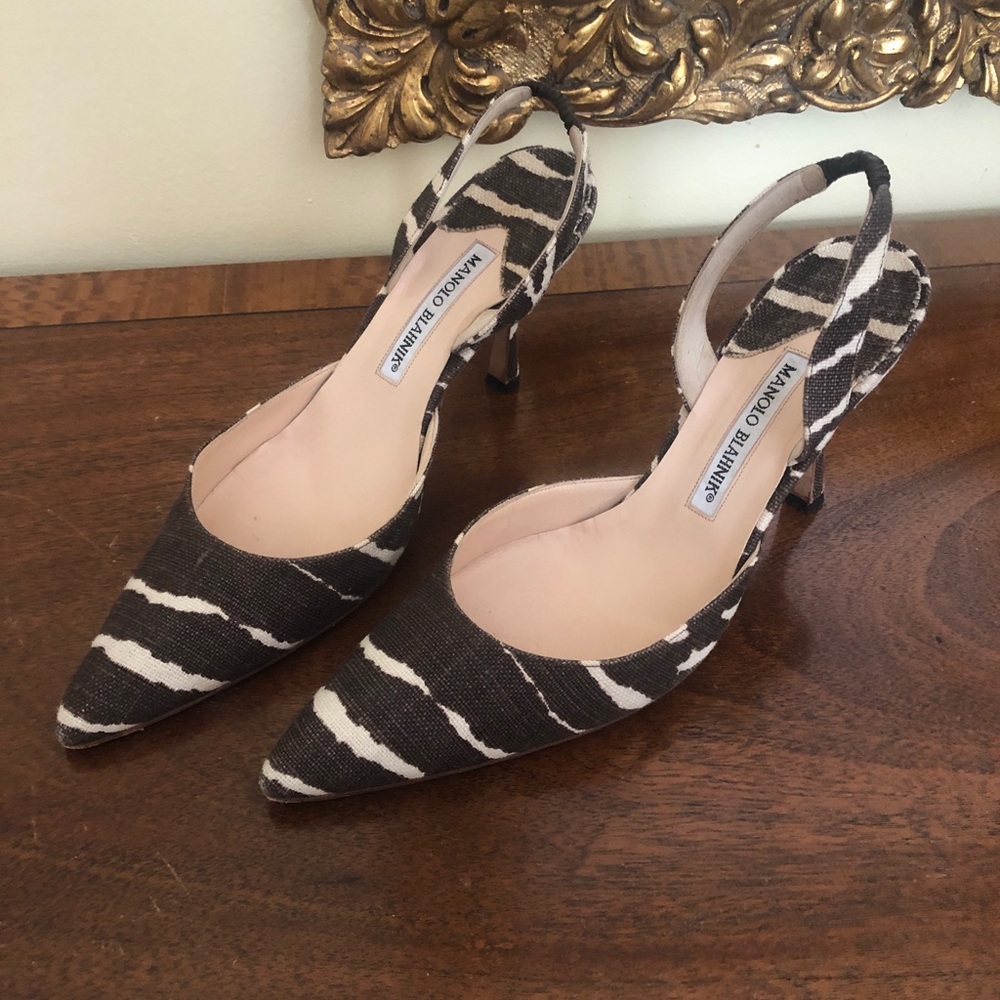 COPY - MANOLO BLAHNIK designer shoes. Worn twice.